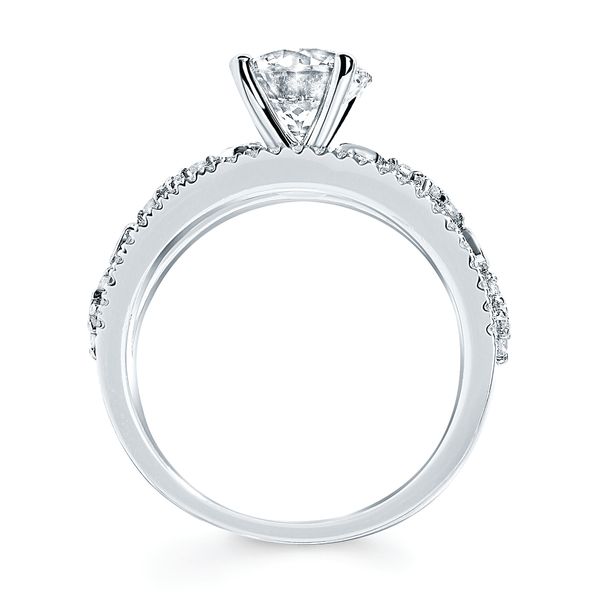 14k White Gold Bridal Set - Image 4