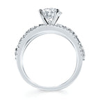 14k White Gold Bridal Set - Image 4
