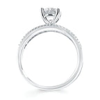 14k White Gold Bridal Set - Image 4