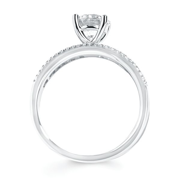 14k White Gold Bridal Set - Image 4