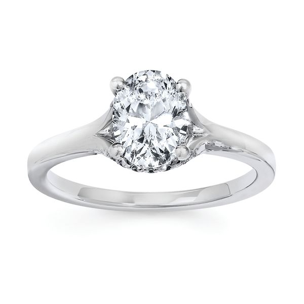 14k White Gold Bridal Set - Image 2