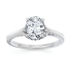 14k White Gold Bridal Set - Image 2