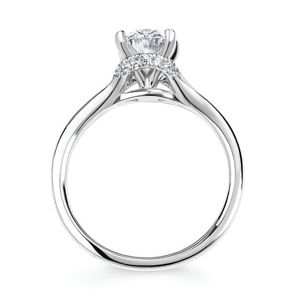 14k White Gold Bridal Set - Image 4