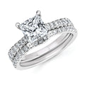 14k White Gold Bridal Set