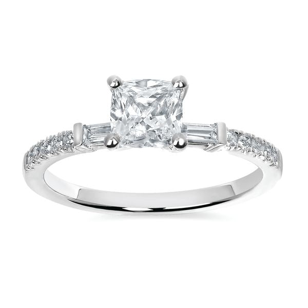 14k White Gold Bridal Set - Image 2