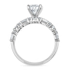 14k White Gold Bridal Set - Image 4