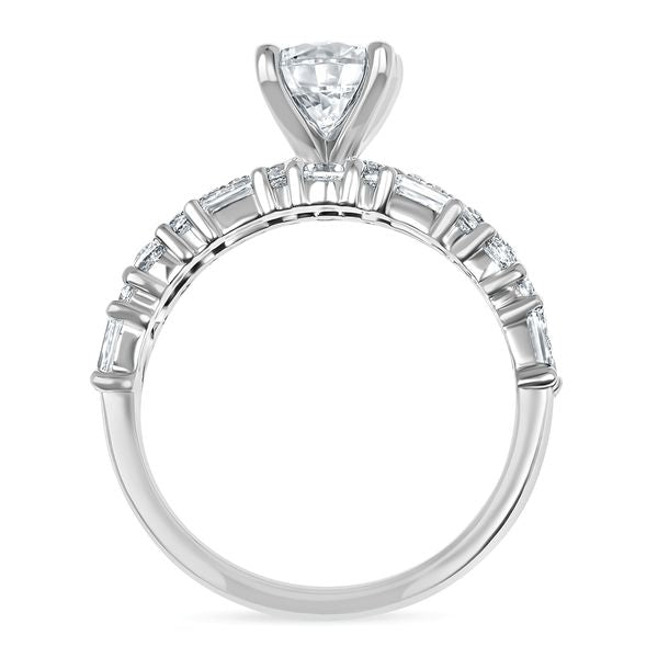 14k White Gold Bridal Set - Image 4