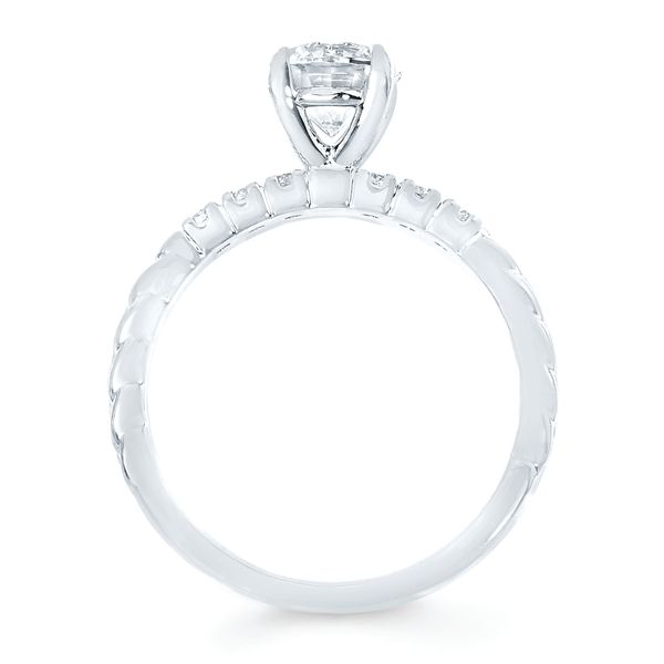 14k White Gold Bridal Set - Image 3