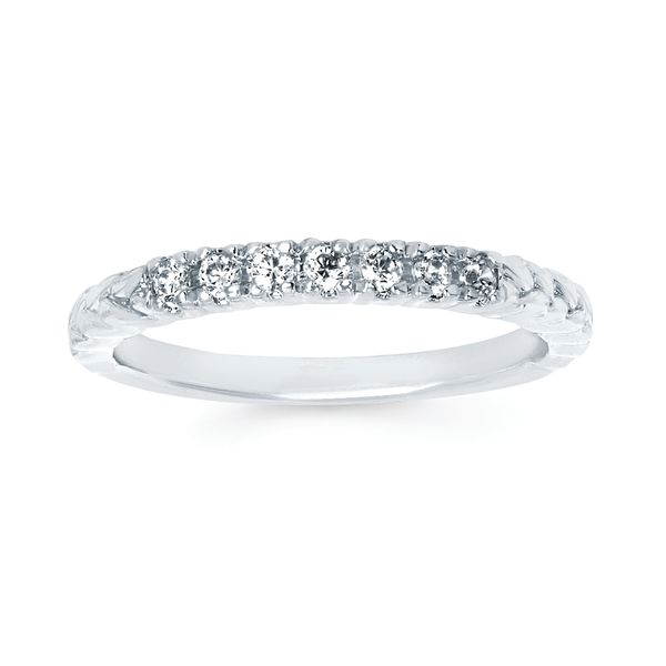 14k White Gold Bridal Set - Image 4