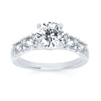 14k White Gold Bridal Set - Image 2