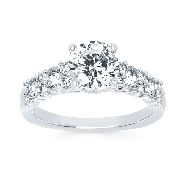 14k White Gold Bridal Set - Image 2