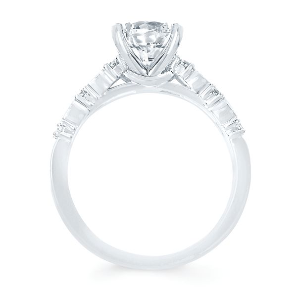 14k White Gold Bridal Set - Image 3