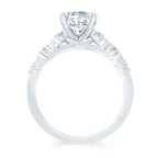 14k White Gold Bridal Set - Image 3