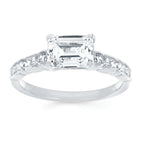 14k White Gold Bridal Set - Image 2