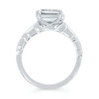 14k White Gold Bridal Set - Image 3