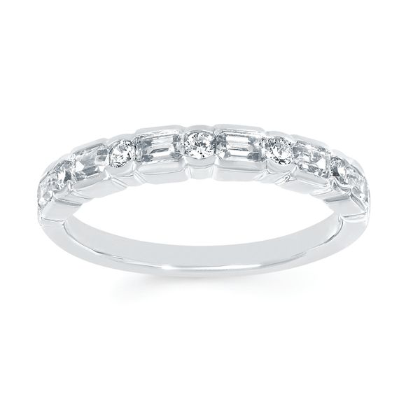 14k White Gold Bridal Set - Image 4