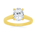 14k Yellow Gold Engagement Ring