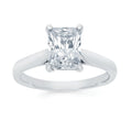 14k White Gold Engagement Ring