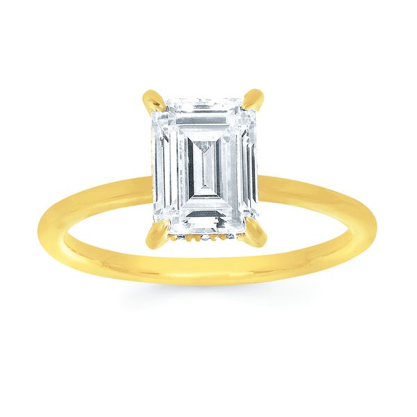 14k Yellow Gold Engagement Ring