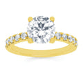 14k White Gold Engagement Ring