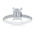 14k White Gold Engagement Ring