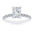 14k White Gold Engagement Ring