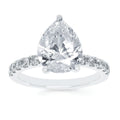 14k White Gold Engagement Ring