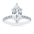 14k White Gold Engagement Ring