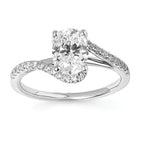 14k White Gold Bridal Set - Image 2