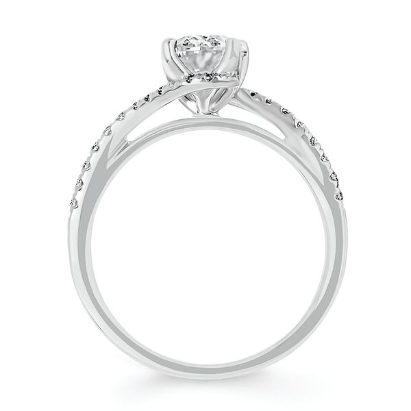 14k White Gold Bridal Set - Image 4