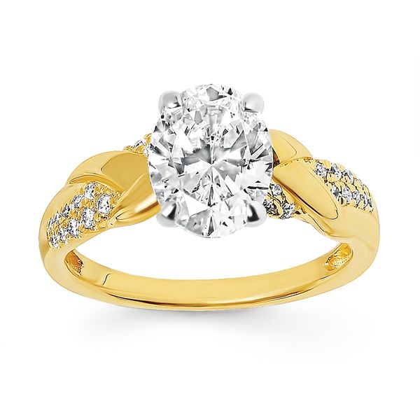 14k Yellow Gold Bridal Set - Image 2