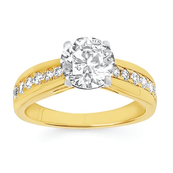 14k Yellow Gold Bridal Set - Image 2