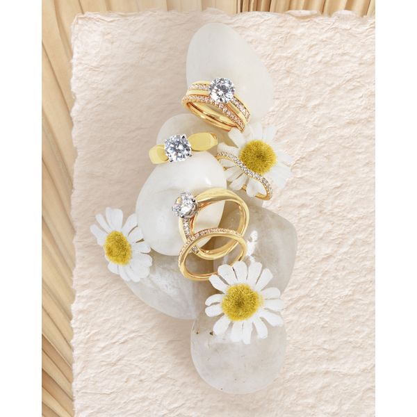 14k Yellow Gold Bridal Set - Image 5