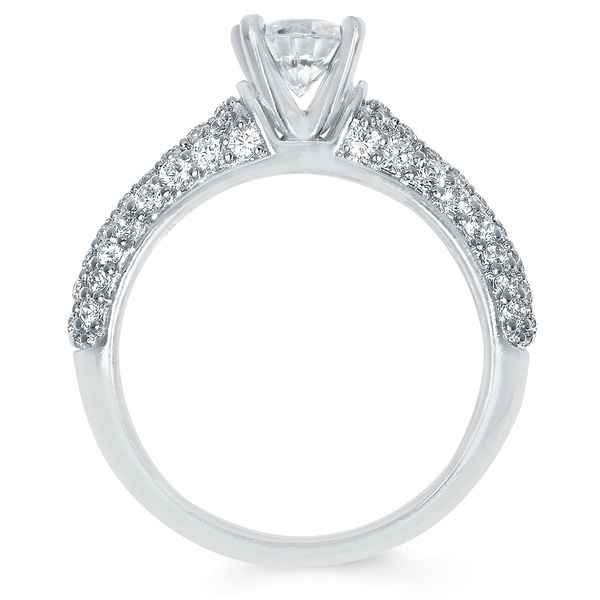 14k White Gold Bridal Set - Image 4