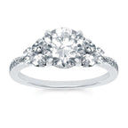 14k White Gold Bridal Set - Image 2
