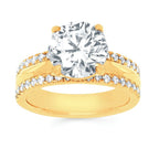 14k Yellow Gold Bridal Set - Image 2