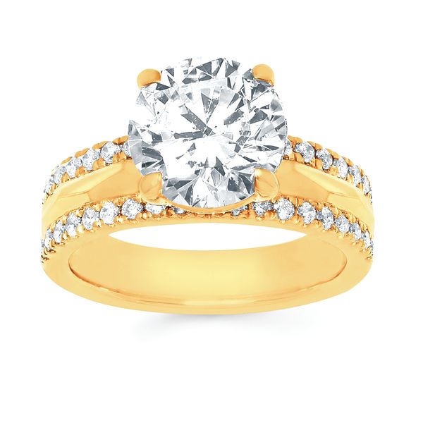 14k Yellow Gold Bridal Set - Image 2