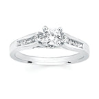 14k White Gold Bridal Set - Image 2