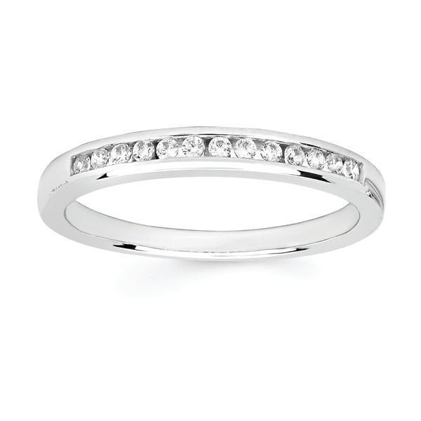 14k White Gold Bridal Set - Image 3