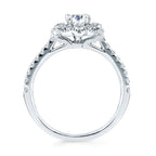 14k White Gold Bridal Set - Image 4