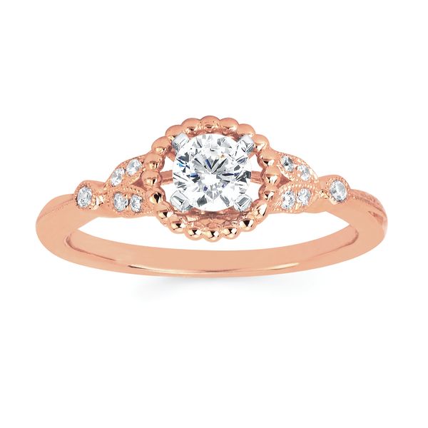 14k Rose Gold Bridal Set - Image 2