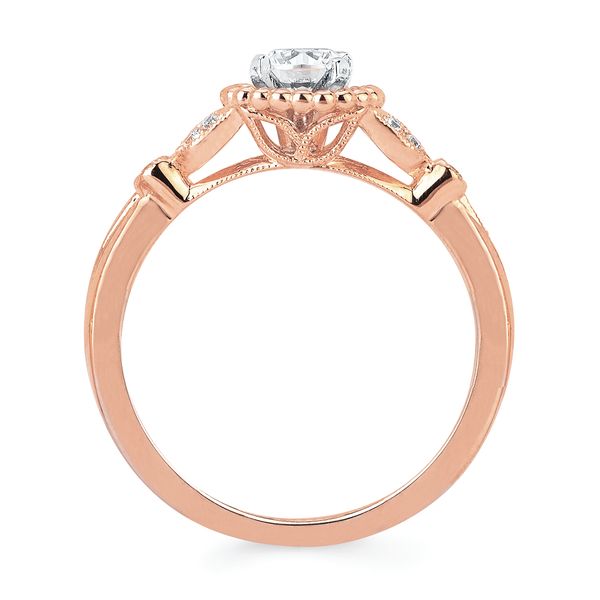 14k Rose Gold Bridal Set - Image 4