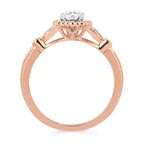 14k Rose Gold Bridal Set - Image 4