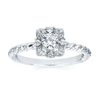 14k White Gold Bridal Set - Image 2