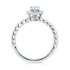 14k White Gold Bridal Set - Image 2