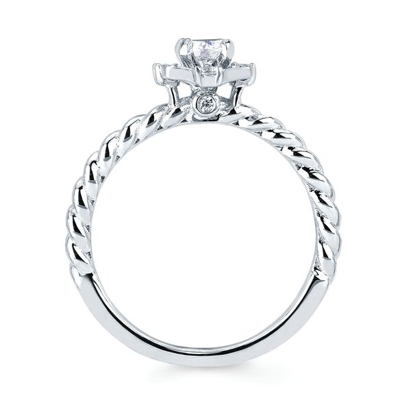 14k White Gold Bridal Set - Image 2