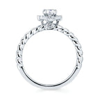 14k White Gold Bridal Set - Image 4