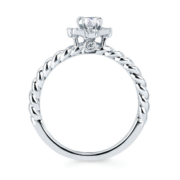 14k White Gold Bridal Set - Image 4