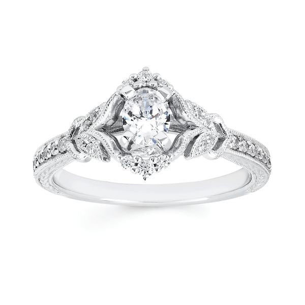14k White Gold Bridal Set - Image 2