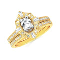 14k Yellow Gold Bridal Set